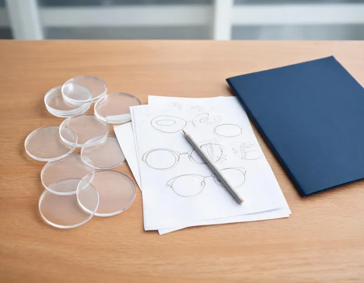 Independent polycarbonate lenses sourcing worksheet illustration